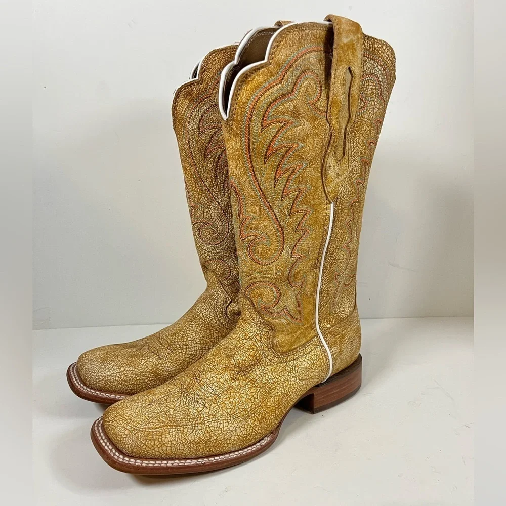 Durango Women's Arena Pro Western Leather Cowboy Boots 10M